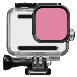Фильтр розовый для бокса GoPro HERO8 (не оригинал)