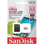 Модуль памяти micro SD 64 Gb SanDisk Ultra speed
