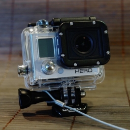 Металлический страховочный тросик 60см для камер GoPro HERO