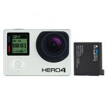 Голая камера GoPro HERO4 Black Edition+аккумулятор+провод зарядки