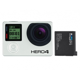 Голая камера GoPro HERO4 Black Edition+аккумулятор+провод зарядки