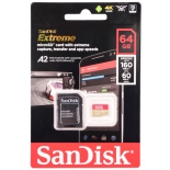 Модуль памяти micro SD 64 Gb SanDisk Extreme 4K 90 MB/s 600X